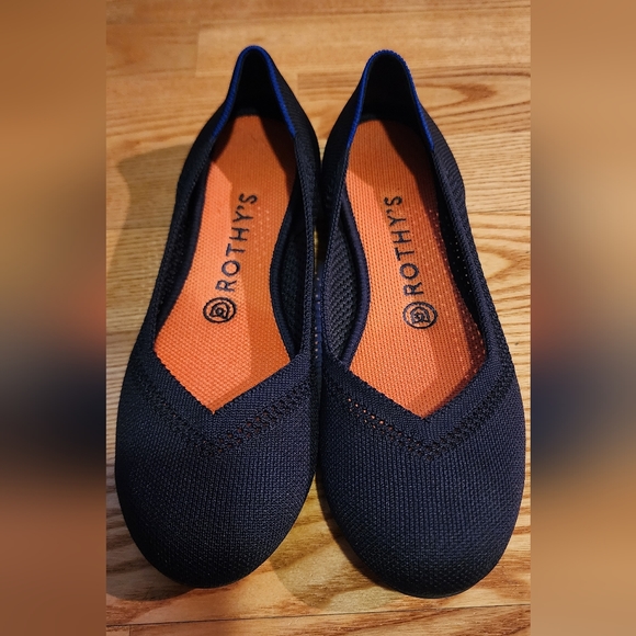Rothy's Shoes - Rothy's Maritime Navy Lattice Flat Size 8